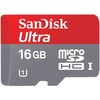 Карта памяти SanDisk microSDHC UHS-I (Class 10) 16GB + адаптер (SDSDQUI-016G-U46)