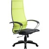 Кресло Metta SK-1-BK Комплект 7, Pl тр/сечен (пластиковые ролики, лайм)